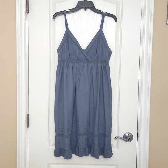 Faded Glory Dresses & Skirts - Faded Glory blue chambray sundress, size L (12/14)